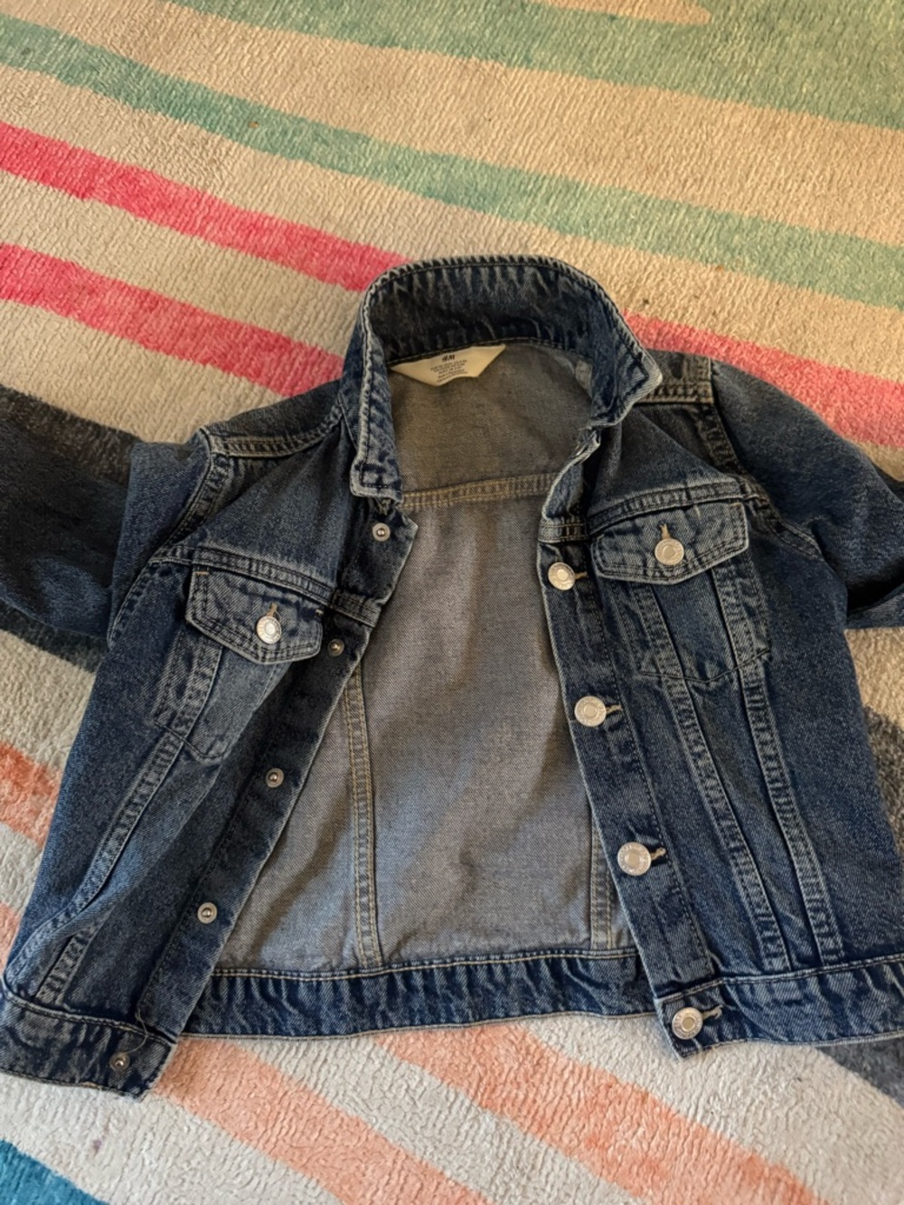 H&M Dark Blue Kids Denim Jacket